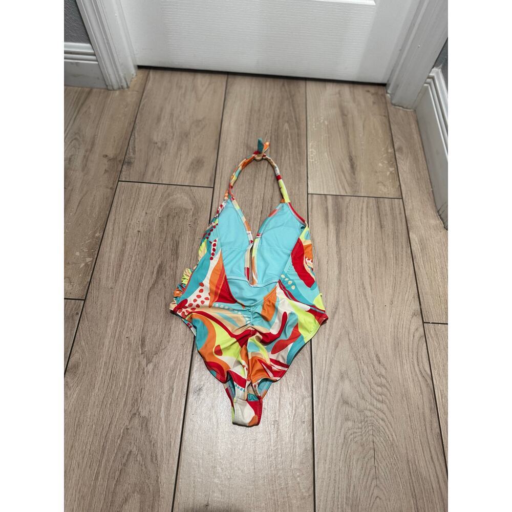 Jessica Simpson women bathing suit size small. one-piece swimsuit. Multicolor - Picture 9 of 9